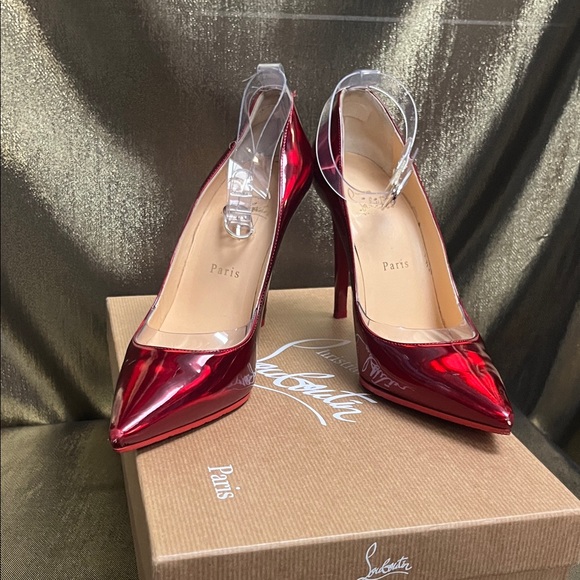 Christian Louboutin Shoes - Christian Louboutin Glossy Red Heels